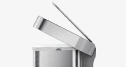 Simplehuman Pattumiere - Pattumiera Con Portasacchetti, 45 L, Acciaio Inox Spazzolato CW2024 -franke Shop e4ab0eec62795de061dd47c6