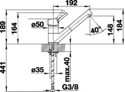 Blanco Antas S - Miscelatore Da Lavello Con Bocca Di Erogazione Estraibile, Tartufo/cromo 517637 -franke Shop e7b4bf7cba0b2f59818f5ad7
