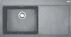 Franke Mythos - Lavello In Granito MTG 611/2, 1000x515 Mm, Pietra Grigia 114.0150.007