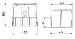 Franke Differenziatori - Cestino Rifiuti Incorporato 300-45 Trio 121.0150.145 -franke Shop ee1c94cace7ce85df9f8bde3 1