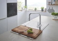 Grohe Minta - Miscelatore Da Lavello Con Doccetta Estraibile, Supersteel 32322DC2 -franke Shop ef0f3f055d5e32464c54511f