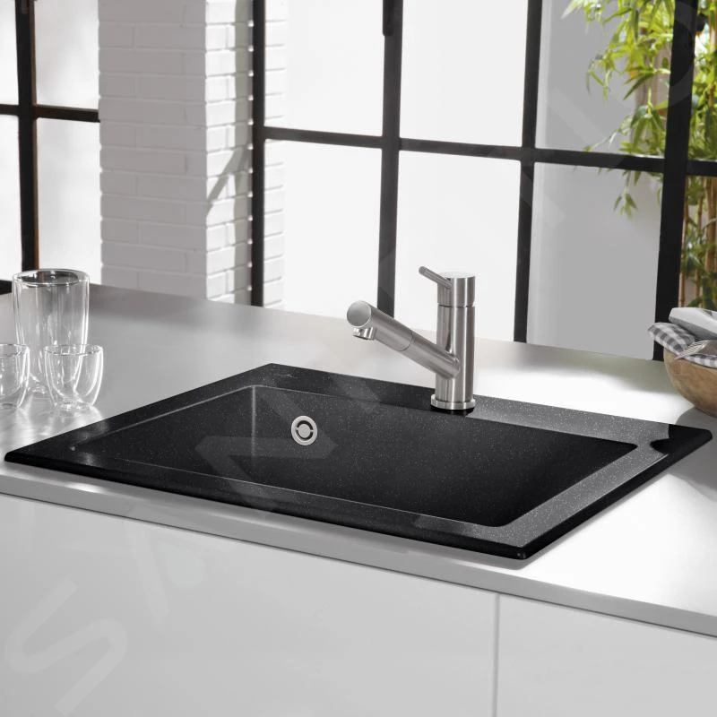 Villeroy & Boch Subway 60 - Lavello In Ceramica 60x51 Cm, CeramicPlus, Cromite 330901J0 5 Villeroy & Boch Subway 60 - Lavello In Ceramica 60x51 Cm, CeramicPlus, Cromite 330901J0 - immagine 3