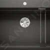 Blanco Etagon 8 - Lavello In Silgranit, 780x510 Mm, Con Guide Scorrevoli, Nero 525893