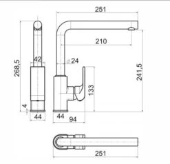 Novaservis Nobless Sharp - Miscelatore Da Lavello, Cromo 37713,0 -franke Shop fe63ea437877f50c671d8bb6